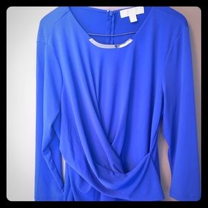 MICHAEL Michael kors blue dress shirt